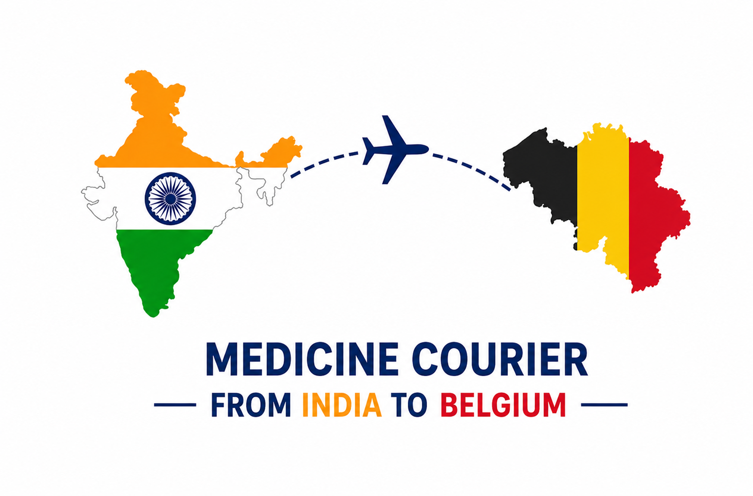 Medicine Courier From India to Belgium at Best Rates